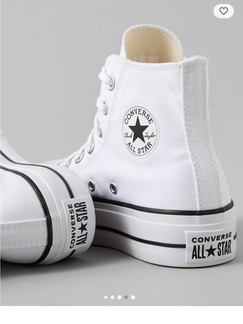 Converse Women's Chuck Taylor All-Star Platform Lift High Top Shoes - 7.5 - Picture 3 of 8